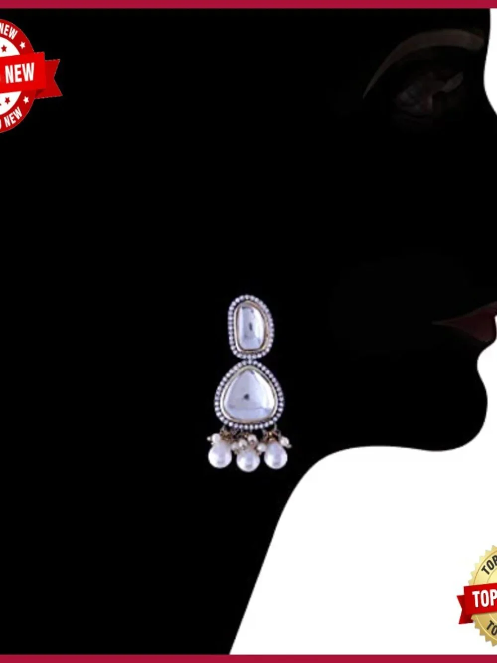 Gold Plated Choker & Earring Set - Indian Jewelry for Women